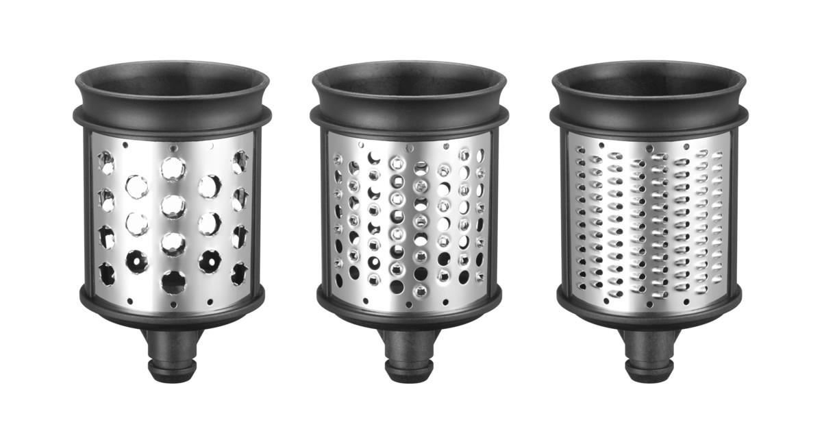 KitchenAid Trommelset 3-teilig Raspel- / Reibenpaket